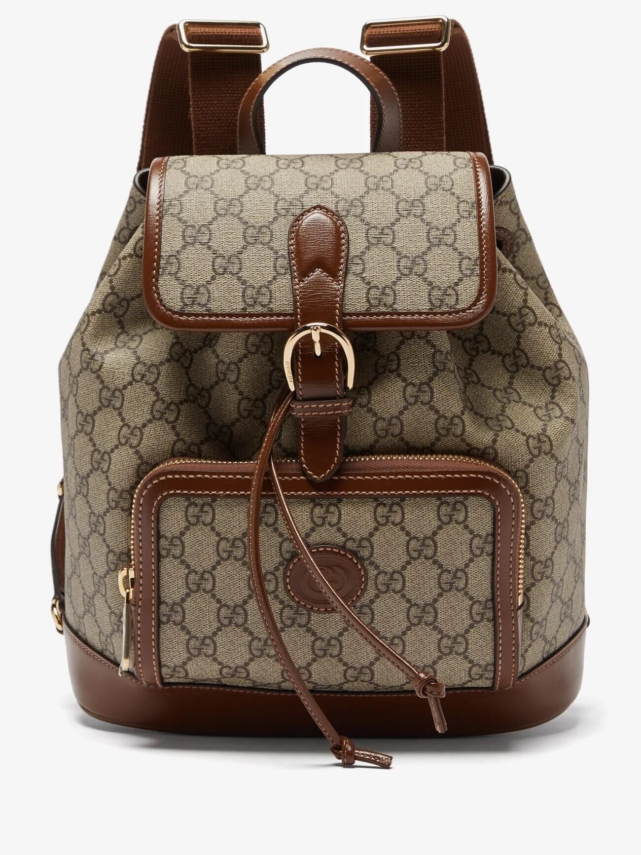 【GUCCI】インターロッキングG付き バックパック